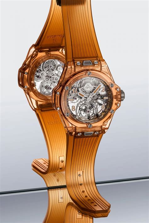 hublot sapphire orange|hublot full sapphire rotor.